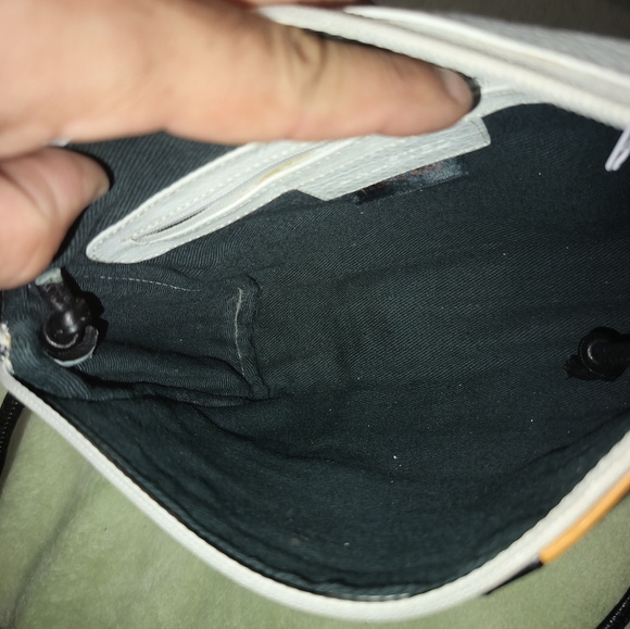 Unlisted Mondrian Multicolor Crossbody Leather Bag and Bongo Skirt Set. - Picture 14 of 16